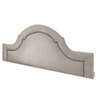 Cabeceira Solteiro Provence Com Tachas Suede Bege 90 X 60