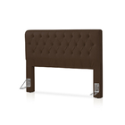 Cabeceira Solteiro Roma 0,88 Marrom