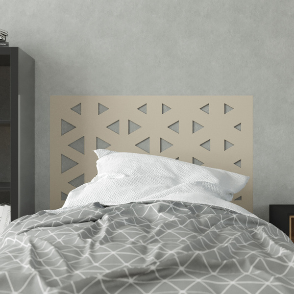 Cabeceira Solteiro Setas - Cor Fendi