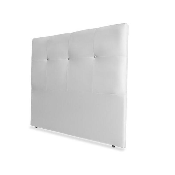 Cabeceira Solteiro Sofia 90cm Laminado Branco – Fdecor