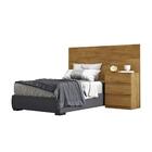 Cabeceira Solteiro Sollo Com 1 Mesa De Cabeceira Freijó