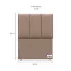 Cabeceira Solteiro South Ll Bege