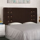 Cabeceira Solteiro Suede 90cm Gênova  Café