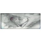 Cabeceira Solteiro Suede Estampado Mãos Baby Painel Cama Box