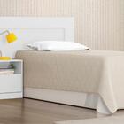 Cabeceira Solteiro Texas Branco Rosa