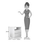 Cabeceira Solteiro Vermelho E 1 Mesa De Cabeceira Branco