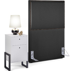 Cabeceira Solteiro Vicenza 100 Cm Couríssimo Preto L02 Com Me