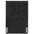 Cabeceira Solteiro Vicenza 100 Cm Linho Chumbo L02 Com 01 Mes