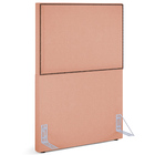 Cabeceira Solteiro Vicenza 100 Cm Linho Rosê L02 Com 01 Mesa