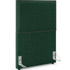 Cabeceira Solteiro Vicenza 100cm L02 Bouclê Verde Com 01 Mesa