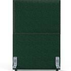 Cabeceira Solteiro Vicenza 100cm L02 Bouclê Verde Com 01 Mesa