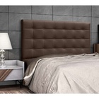 Cabeceira Sonho Clean Queen 1,60m Em Corino Marrom