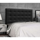 Cabeceira Sonho Clean Queen 1,60m Em Corino Preto