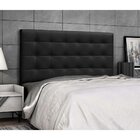Cabeceira Sonho Clean Queen 1,60m Em Couro Sintético Preto