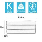 Cabeceira Sonho Line King 1,95m Painel Em Couro Sintético Bra