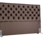 Cabeceira Sonho Paris King 1,95m Em Couro Sintético Marrom