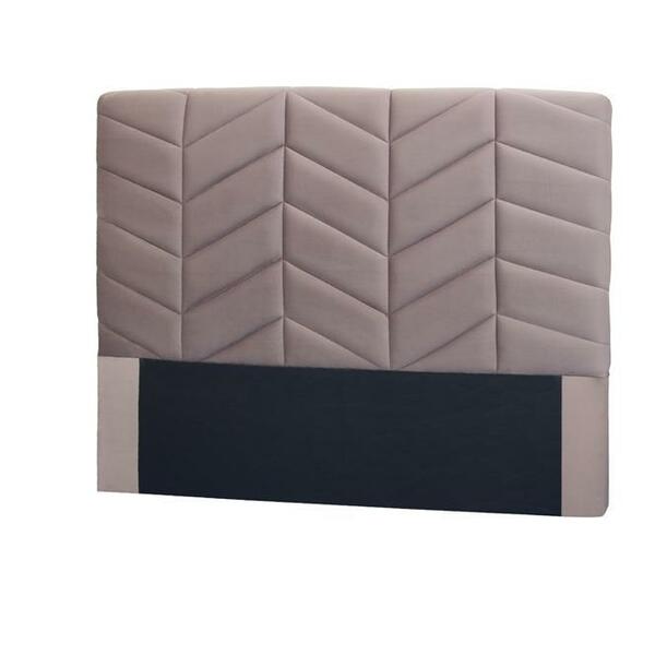 Cabeceira Sotille Casal 1,40 Veludo Rose - Simbal