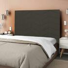 Cabeceira Sotille Plus Casal 1400mm Veludo Adar Marrom - Simb