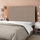 Cabeceira Sotille Plus Queen 1600mm Suede Bege - Simbal