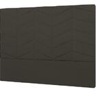 Cabeceira Sotille Plus Queen 1600mm Veludo Adar Marrom - Simb