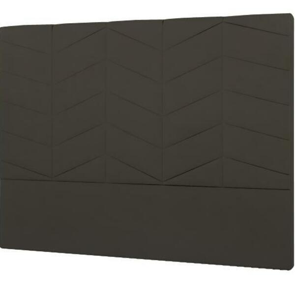 Cabeceira Sotille Plus Queen 1600mm Veludo Adar Marrom - Simb