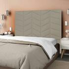 Cabeceira Sotille Plus Queen 1600mm Veludo Slim Castor - Simb