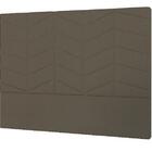 Cabeceira Sotille Plus Queen 1600mm Veluso Slim Chocolate - S