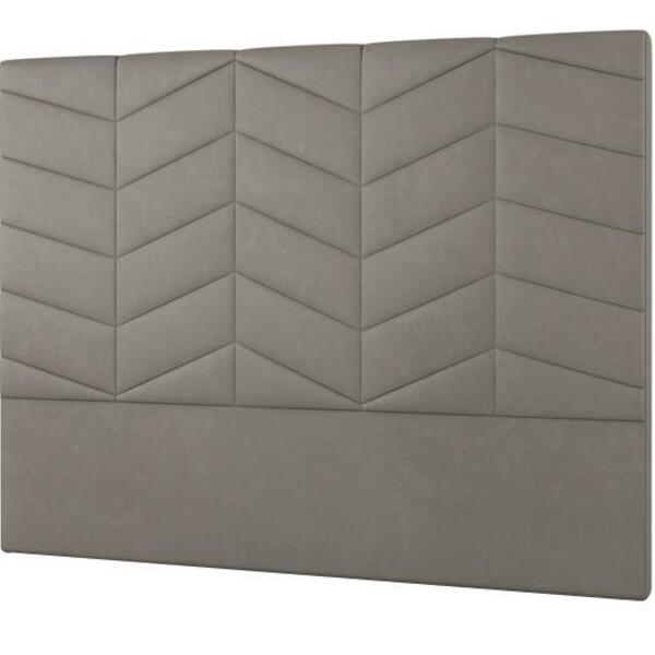 Cabeceira Sotille Plus Viúva 1000mm Veludo Adar Camurça - Sim