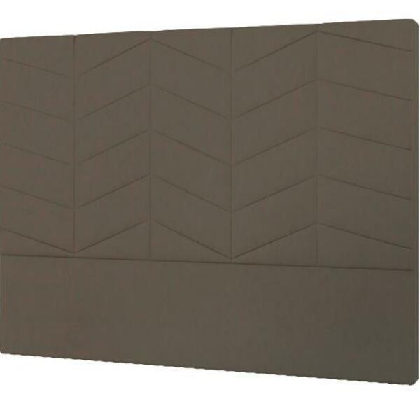 Cabeceira Sotille Plus Viúva 1000mm Veluso Slim Chocolate - S