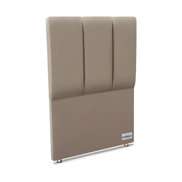 Cabeceira South Linho Bege Solteiro (11x90x125) - Revestida E