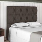 Cabeceira Spezia Luxo Para Cama Box Casal 140cm Linho - Ssx M