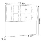 Cabeceira Spezia Luxo Para Cama Box Casal 140cm Veludo - Ssx
