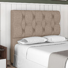 Cabeceira Spezia Luxo Para Cama Box Queen 160cm Linho - Ssx M