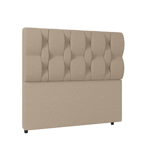 Cabeceira Spezia Luxo Para Cama Box Queen 160cm Linho - Ssx M