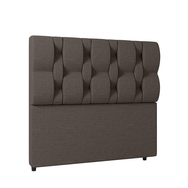 Cabeceira Spezia Luxo Para Cama Box Solteiro 90cm Linho - Ssx