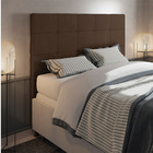 Cabeceira Stambul Para Cama Box Casal 140 Cm Suede Marrom M11