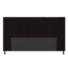 Cabeceira Stambul Para Cama Box King 195 Cm Suede Preto M11 -