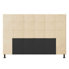 Cabeceira Stambul Para Cama Box Queen 160 Cm Suede Bege - D'r