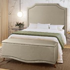 Cabeceira Star Casal Linho Cappuccino 140cm Bnn Decor