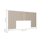 Cabeceira Stark Ripado Off White