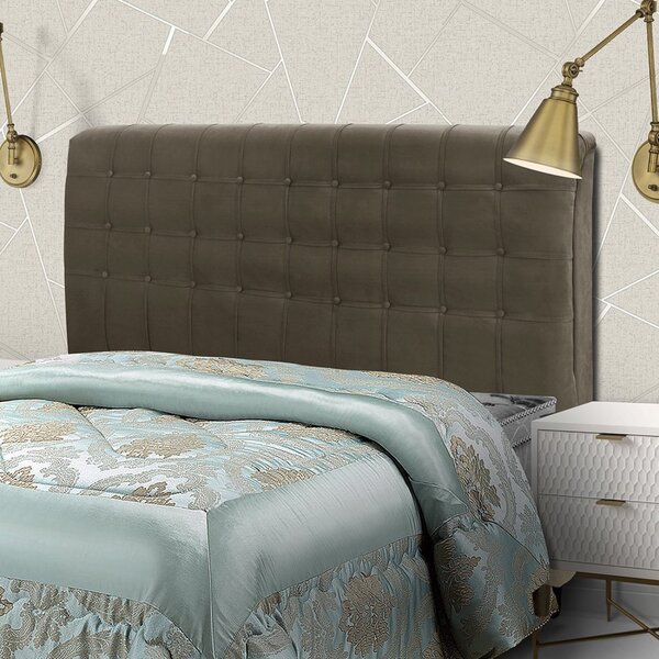 Cabeceira Super King 195cm New Plus Dama Marrom Taupe