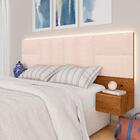 Cabeceira Suspensa Cama Queen Friburgo C/led Fre/bouclé Off W