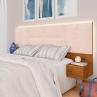 Cabeceira Suspensa Cama Queen Panamá Com Led Fre/bouclé Off W