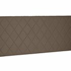 Cabeceira Suspensa Casal 140cm Suede Esmeralda  Caramelo