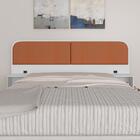 Cabeceira Suspensa Casal Amsterdã Branco/terracota - Móveis A