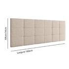 Cabeceira Suspensa Decoração Quarto Cama Casal Queen 1,60 Bia