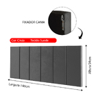 Cabeceira Suspensa Estofada Decoração Quarto Cama Box Casal 1