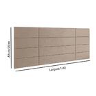 Cabeceira Suspensa Estofada Encanto Cama Box Casal 1,40 Decor