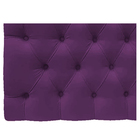 Cabeceira Suspensa Imperatriz 140 Cm Casal Suede Roxo - Amare