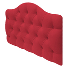 Cabeceira Suspensa Imperatriz 140 Cm Casal Suede Vermelho - A
